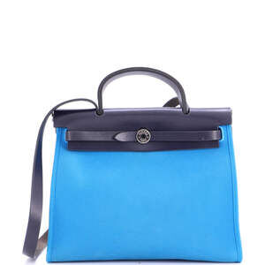 Hermes Herbag Zip Leather And Toile 31 #239200H24B